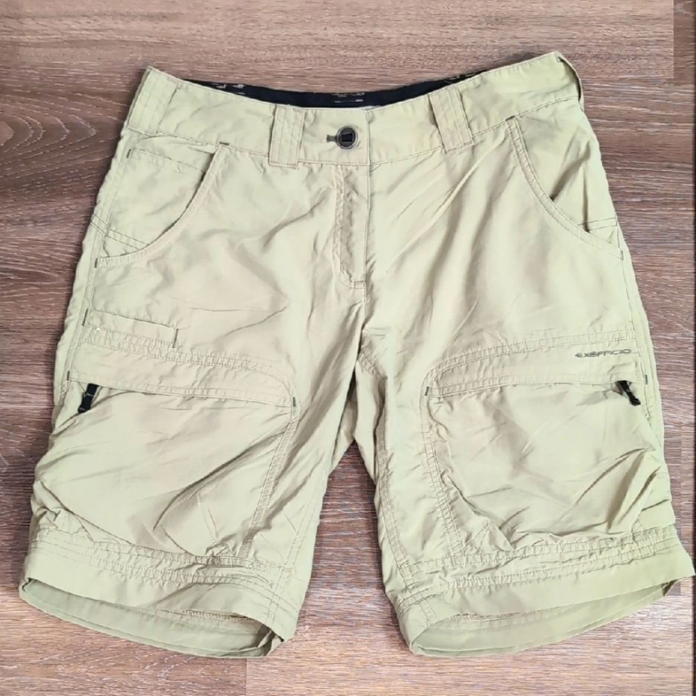 Exofficio Nylon Cargo Hiking Shorts Sz 4